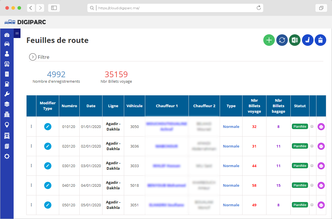 Transporte de Pasajeros
