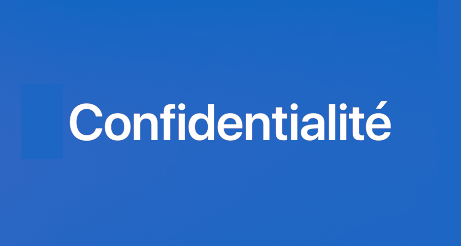 Confidentialité