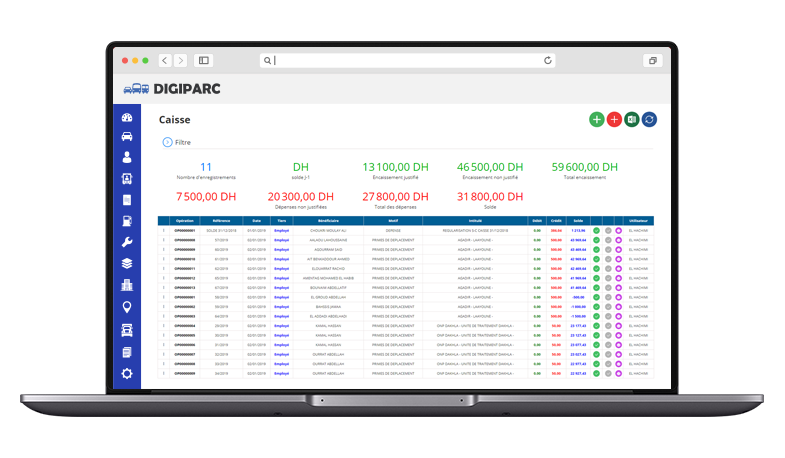 Have your progressive cash balance available in real time on DIGIPARC!