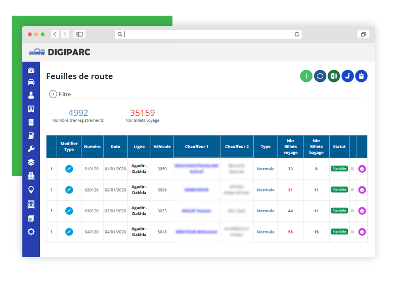 Optimice su actividad de transporte con la gestión multi-agencias de DIGIPARC