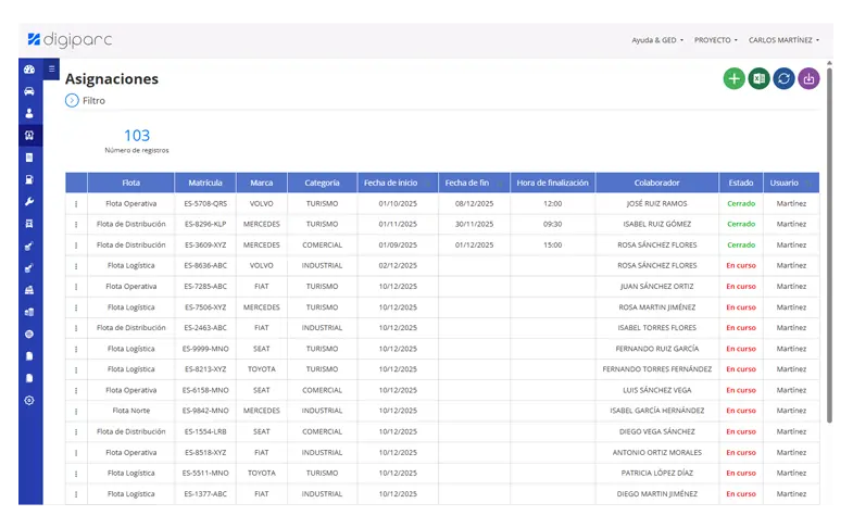 ¡Asegure la conformidad reglamentaria de su flota!