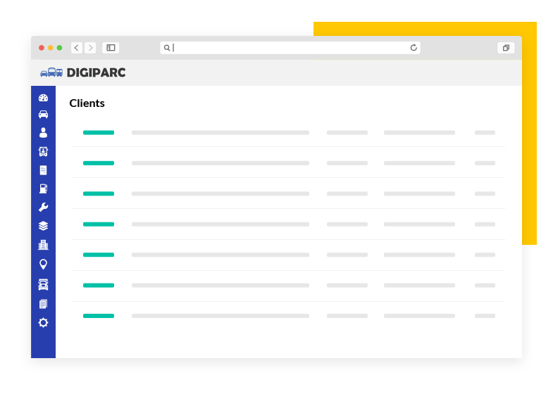 Bénéficiez d’une gestion client complète sur DIGIPARC