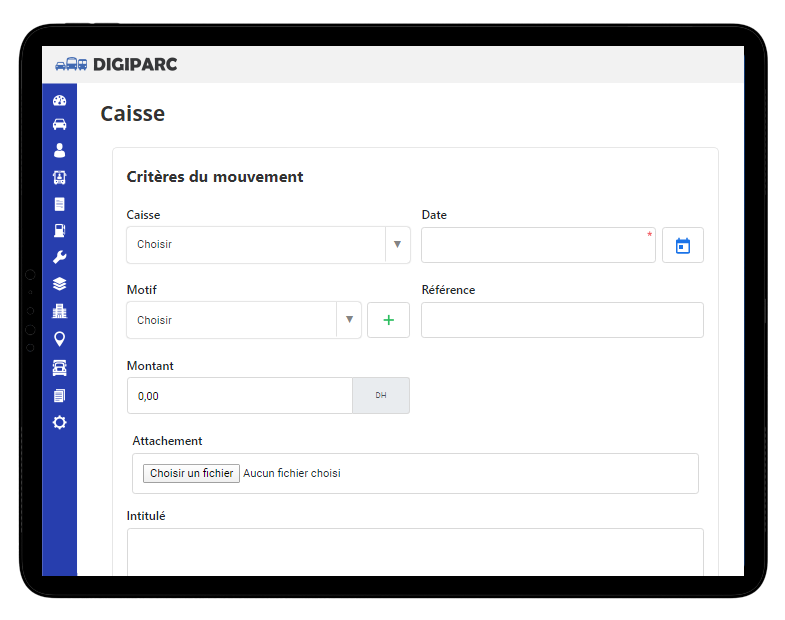 Simple and intuitive, the DIGIPARC cash management solution allows you to track your cash receipts and disbursements in real time