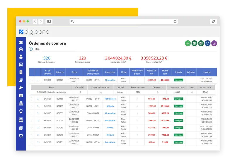 Ahorre tiempo y esfuerzo en la creación de órdenes de compra