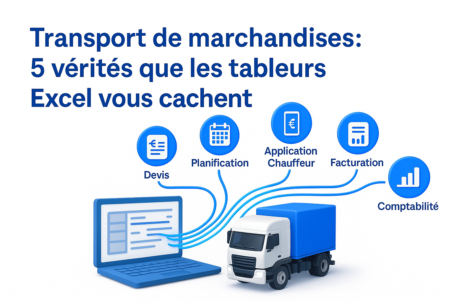 Illustration : Transport de marchandises : 5 vérités que les tableurs Excel vous cachent