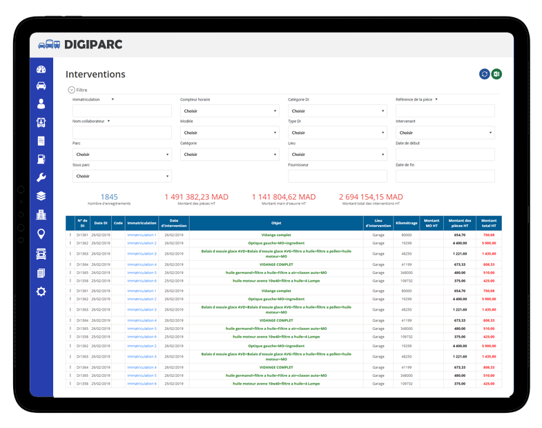Streamline Fleet Maintenance with DIGIPARC: Quick Access to Completed Work