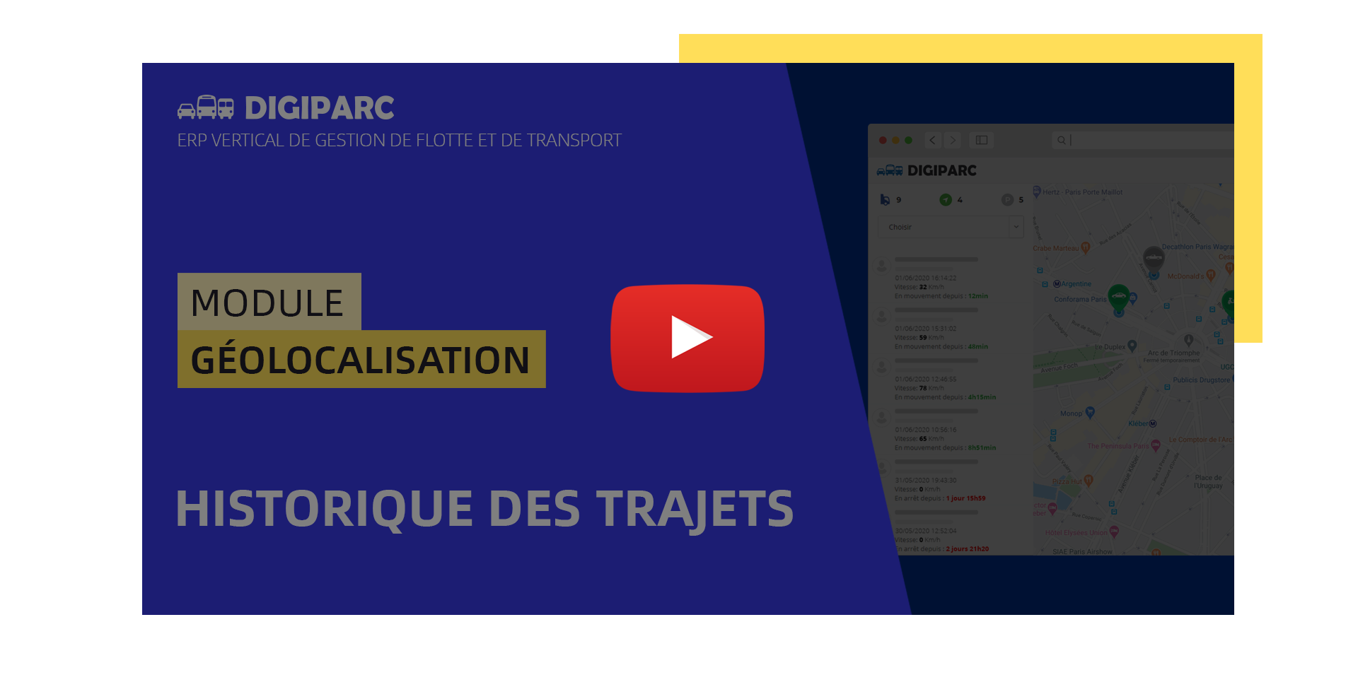 Analyse approfondie: Trajets, vitesse, carburant avec Digiparc